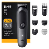 Braun AIO5520 skæg- og hårtrimmer Sort, Grå 14 Lithium-Ion (Li-Ion)