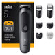 Braun AIO5520 skæg- og hårtrimmer Sort, Grå 14 Lithium-Ion (Li-Ion)