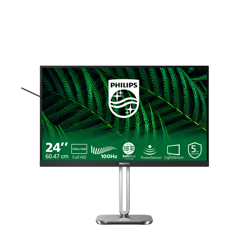 Philips 5000 series 24B2G5200/00 computerskærm 60,5 cm (23.8") 1920 x 1080 pixel Fuld HD LCD Anthracit