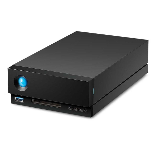 LaCie 1big Dock ekstern harddisk 8 TB 7200 rpm 3.5" USB Type-A 3.2 Gen 1 (3.1 Gen 1) Sort
