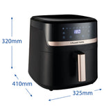 Russell Hobbs SatisFry Heißluftfritteuse Enkelt 8,3 L Enkeltstående 1800 W Varmluftsteger Sort