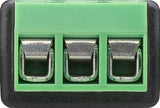 Goobay 76746 kabel kønsskifter 3.5 mm 3-pin Sort