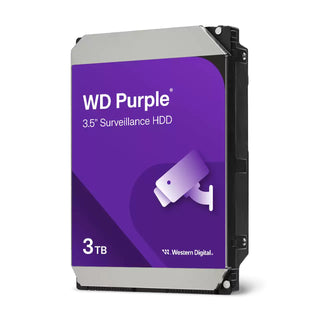 Western Digital Purple harddisk 3 TB 5400 rpm 128 MB 3.5" Serial ATA III