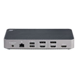 StarTech.com 116E-USBC-DOCK dockingstation Ledningsført USB 3.2 Gen 2 (3.1 Gen 2) Type-C Grå, Sølv