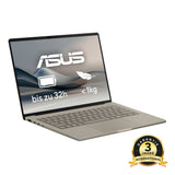 ASUS Zenbook A14 UX3407QA-QD488W Copilot+ PC Snapdragon X1-26-100 Laptop 35,6 cm (14") WUXGA 16 GB LPDDR5x-SDRAM 1 TB SSD Wi-Fi 6E (802.11ax) Windows 11 Home Tysk Beige