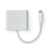 Nedis CCGB64770WT01 dockingstation Ledningsført USB Type-C Hvid