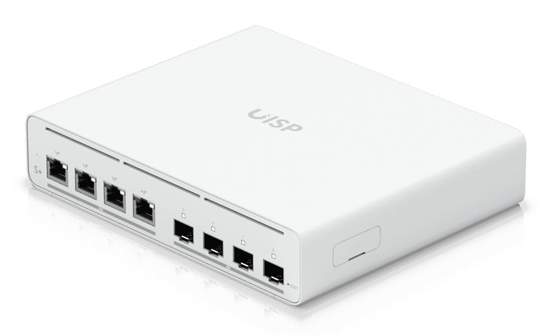 Ubiquiti UISP -S-PLUS netværksswitch Administreret 2.5G Ethernet (100/1000/2500) Strøm over Ethernet (PoE) 1U Hvid