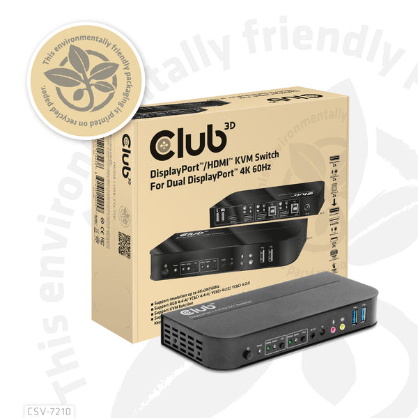 CLUB3D CSV-7210 KVM Switch Sort