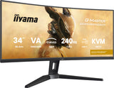 iiyama G-MASTER GCB3486WQSCP-B1 computerskærm 86,4 cm (34") 3440 x 1440 pixel UltraWide Quad HD Sort