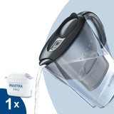 Brita Marella Kande vandfilter 2,4 L Transparent, Grå