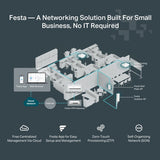 TP-Link FESTA F54 WLAN adgangspunkt 1300 Mbit/s Hvid Strøm over Ethernet (PoE)