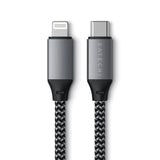Satechi ST-TCL10M USB-kabel 0,25 m USB C USB C/Lightning 0,48 Gbit/sek. Sort, Grå