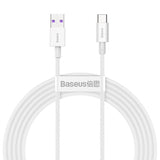 Baseus CATYS-A02 USB-kabel 2 m USB A USB C 0,48 Gbit/sek. 66 W Hvid