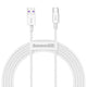 Baseus CATYS-A02 USB-kabel 2 m USB A USB C 0,48 Gbit/sek. 66 W Hvid