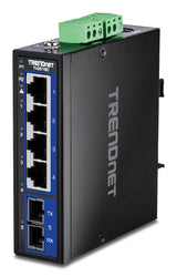 Trendnet TI-G51SC netværksswitch Ikke administreret Gigabit Ethernet (10/100/1000) Sort