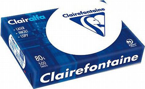 Clairefontaine A4 80g 500 sht printpapir Hvid