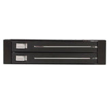 StarTech.com HSB220SAT25B drive bay panel 8,89 cm (3.5") Kantpanel Sort