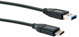Schwaiger LK 050 C USB-kabel USB 3.2 Gen 2 (3.1 Gen 2) 0,5 m USB A USB C 5 Gbit/sek. Sort