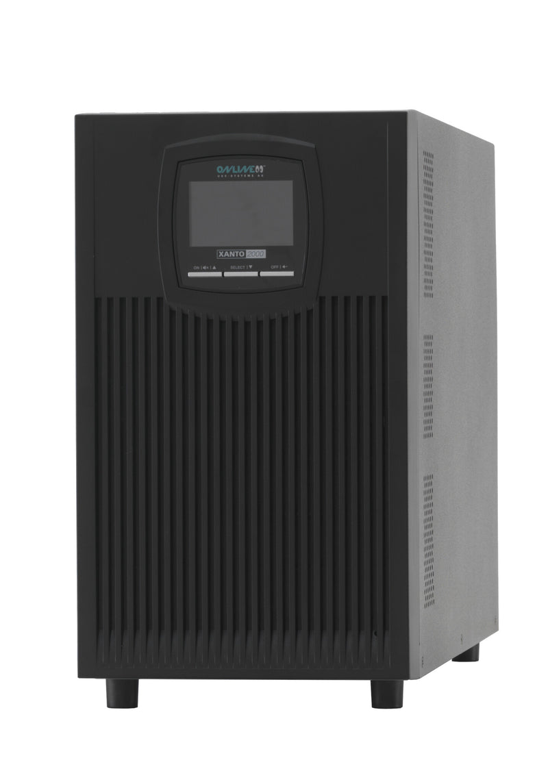 ONLINE USV-Systeme XANTO 2000 UPS-enhed Dobbeltkonvertering (online) 2 kVA 2000 W 8 AC stikkontakt(er)