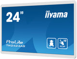 iiyama TW2424AS-W1 skilte display Digital fladpaneldisplay 60,5 cm (23.8") Wi-Fi 250 cd/m² 4K Ultra HD Sort Berøringsskærm Indbygget processer Android 24/7