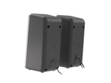 GENESIS Helium 100 BT RGB højttalersæt 10 W PC/Laptop Sort, Sølv 2.0 kanaler Bluetooth