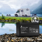 Extralink AGM 12V 7.2Ah - Batterie - 7.200 mAh Blybatterier (VRLA) 7,2 At