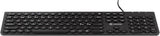 Voxicon DK-282W-B tastatur Kontor USB QWERTY Nordisk Sort