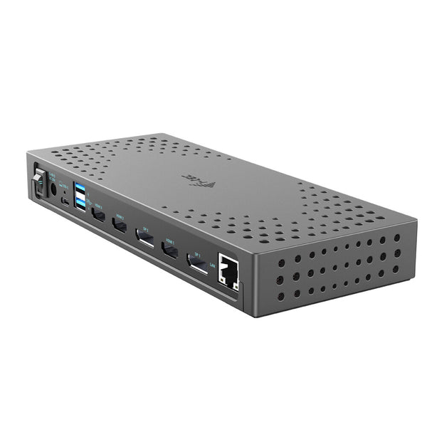 i-tec CATRIPLE4KDOCKPD2 dockingstation Ledningsført USB 3.2 Gen 2 (3.1 Gen 2) Type-C Grå