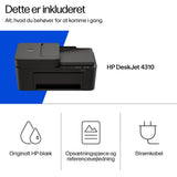 HP DeskJet 4310 Trådløst All-in-One Farve Printer, Instant Ink
