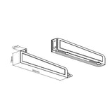 Gembird WM-U35-01-W beslag & støtte