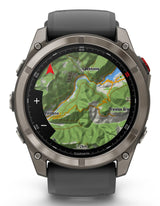 Garmin fēnix 8 Pro 3,56 cm (1.4") AMOLED 51 mm Digital 454 x 454 pixel Berøringsskærm Grafit, Titanium Wi-Fi GPS (satellit)