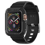 Spigen 062CS25324 Smart bærbart (wearable) tilbehør Boks Sort Termoplastisk polyurethan (TPU)