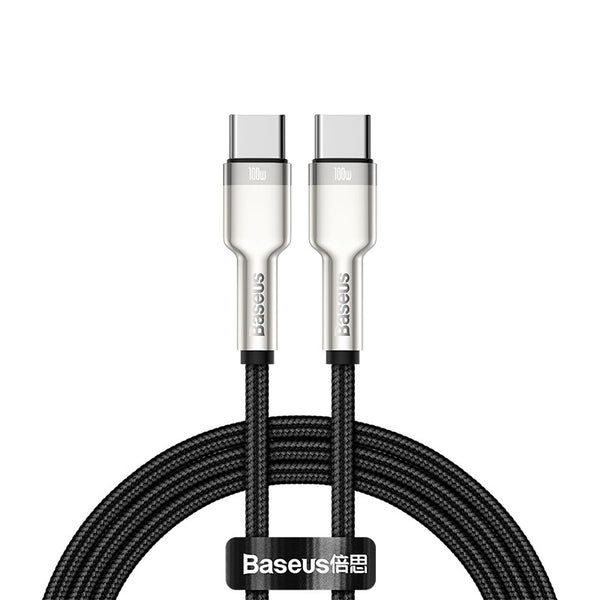 Baseus 6953156232068 USB-kabel USB 2.0 2 m USB C 0,48 Gbit/sek. 100 W Sort
