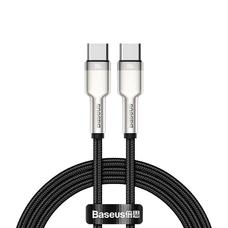 Baseus 6953156232068 USB-kabel USB 2.0 2 m USB C 0,48 Gbit/sek. 100 W Sort