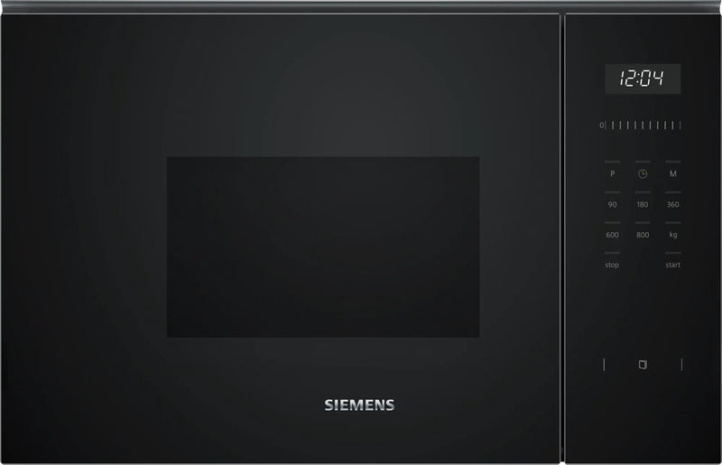Siemens iQ500 BF525LMB1 mikrobølgeovn Sort Solo mikroovn Indbygget 20 L 800 W