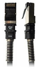 PatchSee PCI6 FTP 2.4m netværkskabel Sort 2,4 m Cat6a