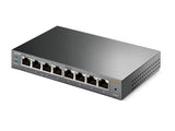 TP-Link TL-SG108PE Administreret L2 Gigabit Ethernet (10/100/1000) Strøm over Ethernet (PoE) Sort