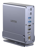UNITEK D1135AGY01 dockingstation Docking USB 3.2 Gen 1 (3.1 Gen 1) Type-C Grå