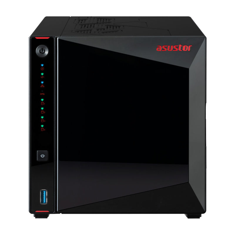 Asustor AS5404T NAS & lagringsserver Intel® Celeron® N5105 4 GB DDR4 0 TB ADM Sort