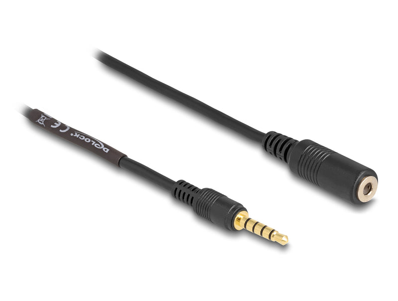 DeLOCK 85733 lydkabel 3 m 3.5mm Sort