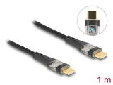 DeLOCK 80763 USB-kabel USB 2.0 1 m USB C 0,48 Gbit/sek. 100 W Sort