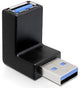 DeLOCK USB 3.0 M/F Sort