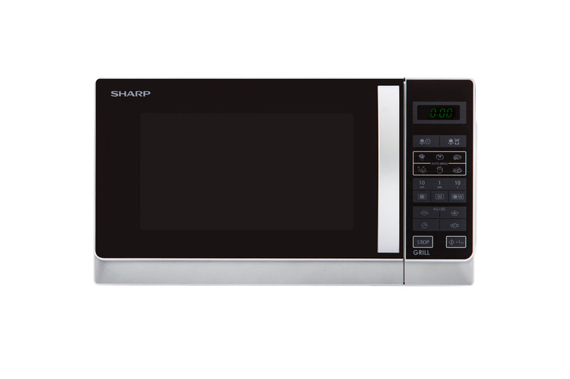 Sharp Home Appliances R-642INW Sort Kombination mikroovn Bordplade 20 L 800 W