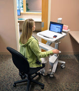 Ergotron StyleView EMR Laptop Cart Hvid Multimedie kurv