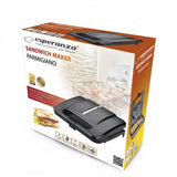 Esperanza PARMIGIANO sandwichtoaster 1000 W Sort