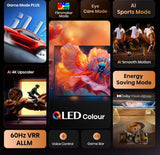 Hisense 43E7Q 109,2 cm (43") 4K Ultra HD Smart TV Wi-Fi Sort