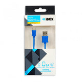 iBox IKUMTCB USB-kabel USB 2.0 1 m USB A USB C Blå