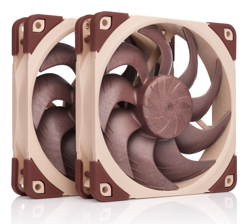 Noctua NF-A12X25 G2 PWM SX2-PP Computerkølesystem Computerkabinet Ventilator 12 cm Beige 2 stk
