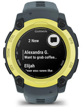 Garmin Instinct E 2,18 cm (0.86") MIP 40 mm Digital 166 x 166 pixel Grå, Lime GPS (satellit)
