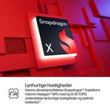 HP EliteBook 6 G1q Next Gen AI PC Copilot+ PC Snapdragon X1P-42-100 Laptop 35,6 cm (14") WUXGA 32 GB LPDDR5x-SDRAM 1 TB SSD Wi-Fi 7 (802.11be) Windows 11 Pro Sølv